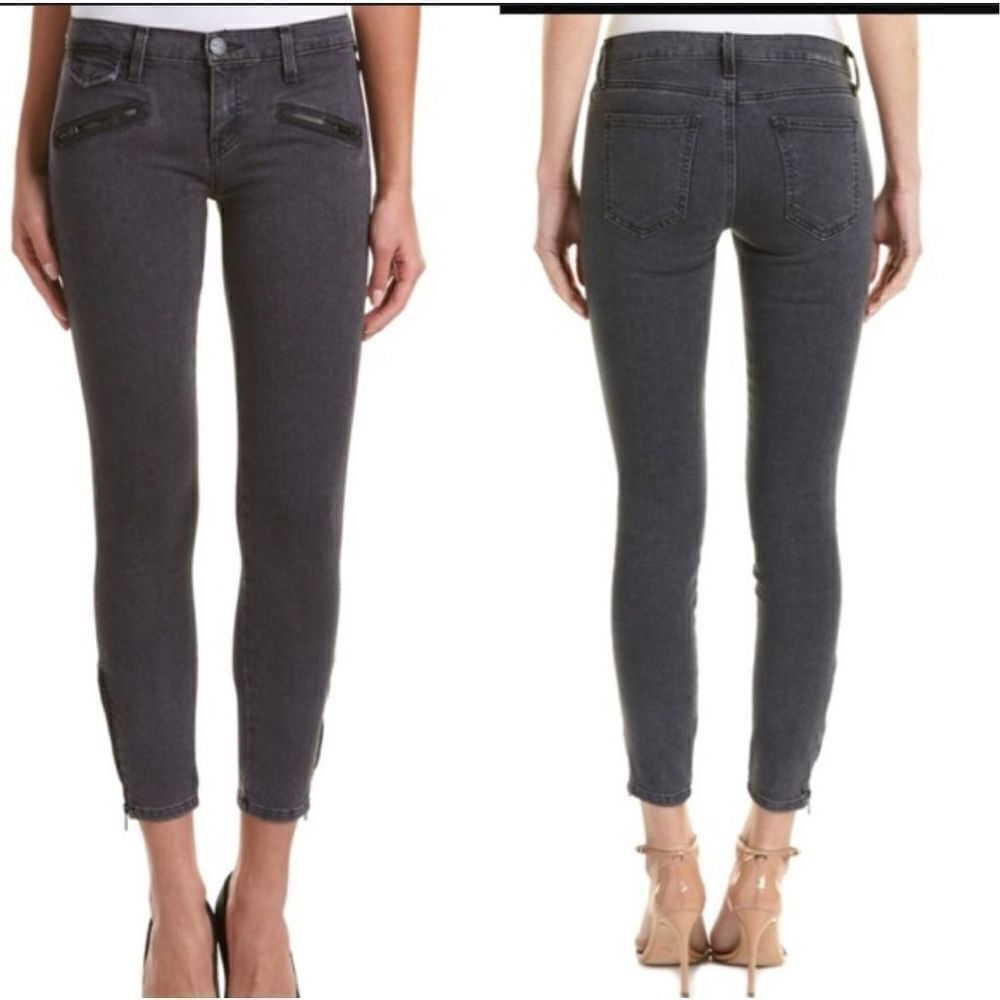 Current‎ Elliott Mid-Rise Zipper Detail Skinny Jeans size 25